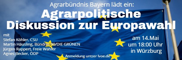 Email Abbinder Podiumsdiskussion Europawahl